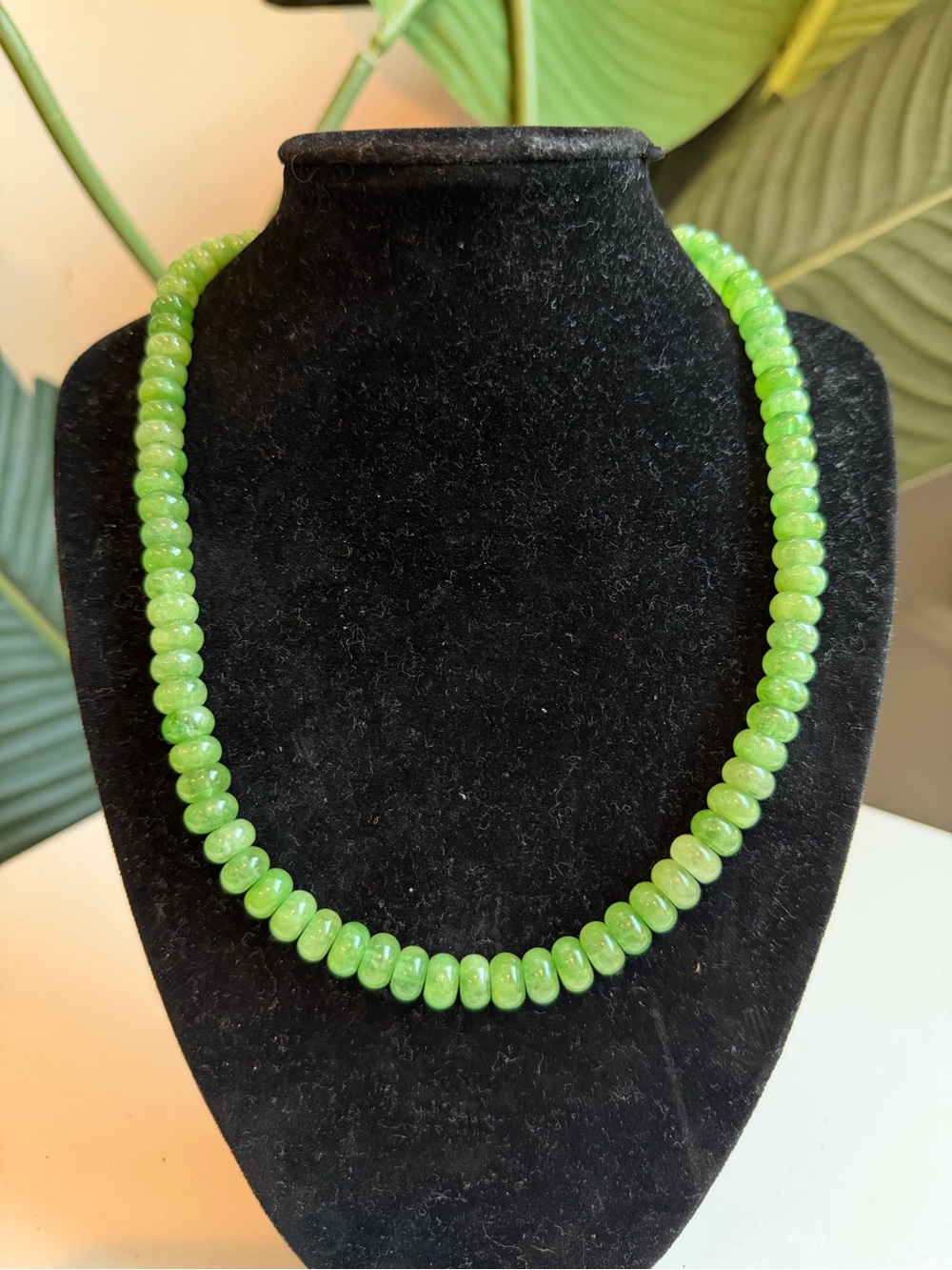 Green Beaded Necklace